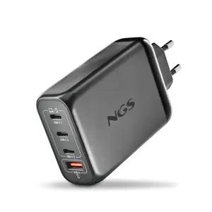 NGS Cargador De Pared 140W GaN 3xUSB-C 1xUSB-A