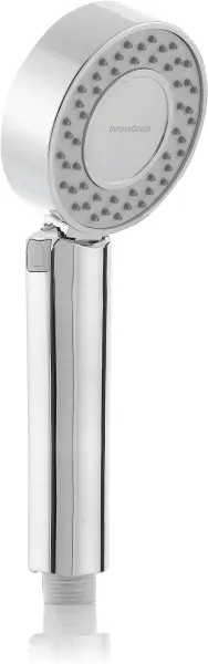 Innovagoods Xawara Alcachofa de Ducha con Dispensador de Jabon - 3 Posiciones - Multifuncion - 8.5x24.5x3.3cm - Color Plateado