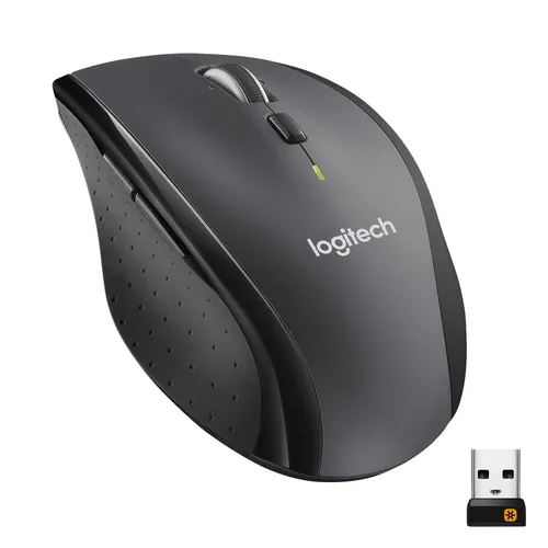 Logitech M705 Marathon Ratón Inalámbrico USB 1000dpi 6 Botones Diestro Negro/Gris