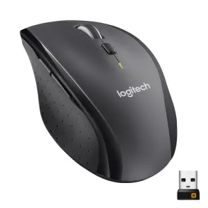 Logitech M705 Marathon Ratón Inalámbrico USB 1000dpi 6 Botones Diestro Negro/Gris