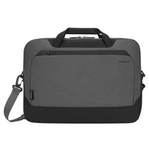 Targus CypressEco Maletín Negro y Gris 39,6 cm (15.6")