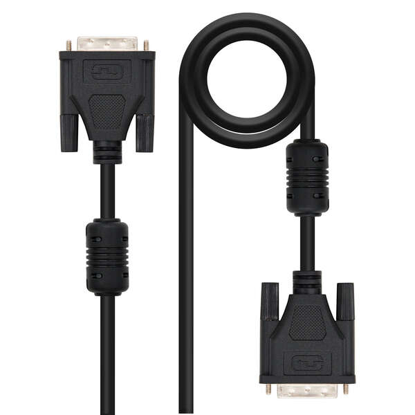 Nanocable Cable Dvi Dual Link 24+1 Macho A Dvi 24+1 Macho 1.80M - Color Negro