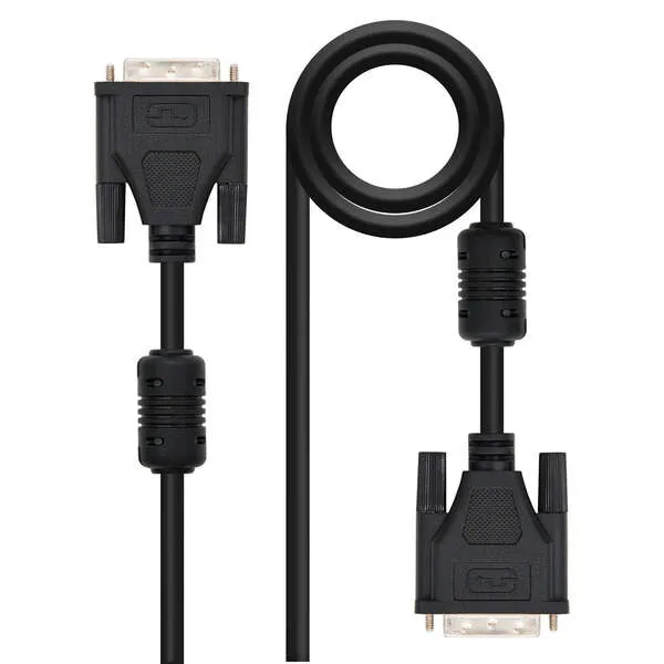 Nanocable Cable Dvi Dual Link 24+1 Macho A Dvi 24+1 Macho 1.80M - Color Negro