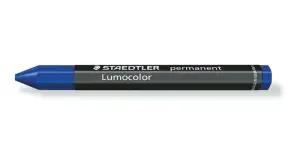 Staedtler Lumocolor Permanent Omnigraph 236 Cera Hexagonal 12mm Color Azul Resistente al Agua