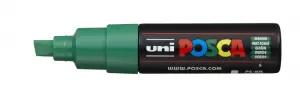 Posca PC-8K Marcador de Pintura Base al Agua 8mm Punta Biselada Color Verde