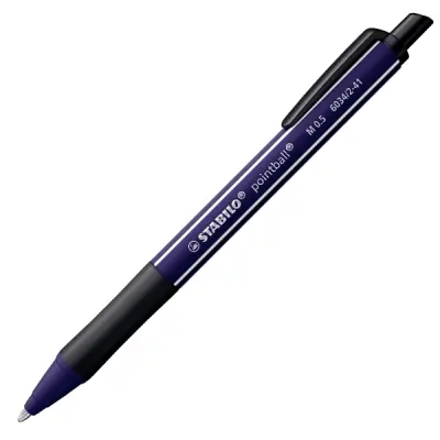 Stabilo Pointball Naturecolors Bolígrafo Retráctil 0.5mm Bioplástico Azul Ultra Marino