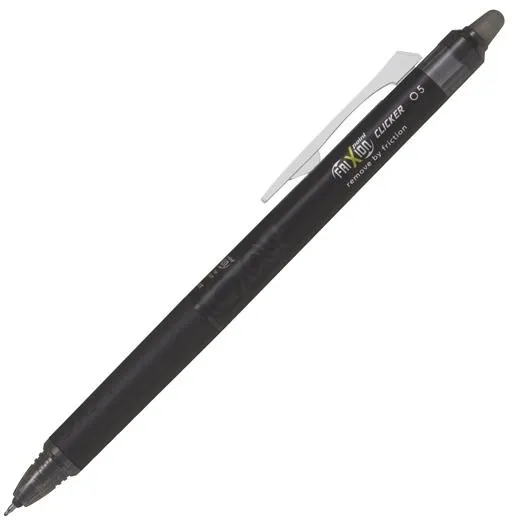 Pilot Bolígrafo Tinta Borrable Frixion Point Clicker 0.5 Negro