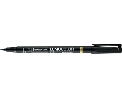Staedtler Lumocolor Permanent 313 Rotulador Permanente Punta Fina 0.4mm Negro