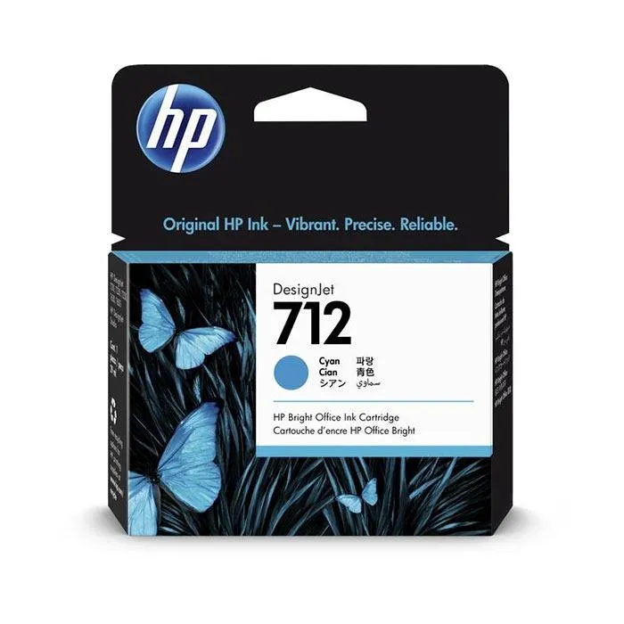 Hp Tinta Cian Designjet T200 / T600 - Nº 712