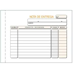 Loan Talonario Entregas Octavo Apaisado Sin Copia