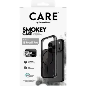 PanzerGlass Care Urban Case Smokey con MagSafe para iPhone 18 Pro y 17 Pro