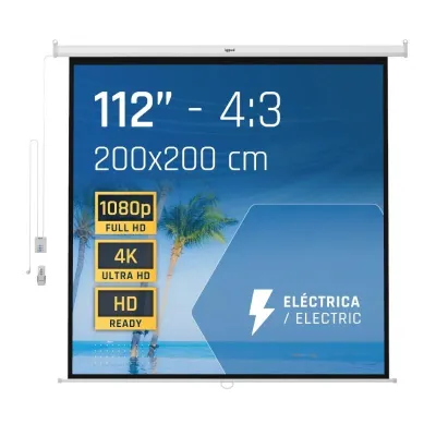 iggual Pantalla Eléctrica 1:1 112" 200x200 cm