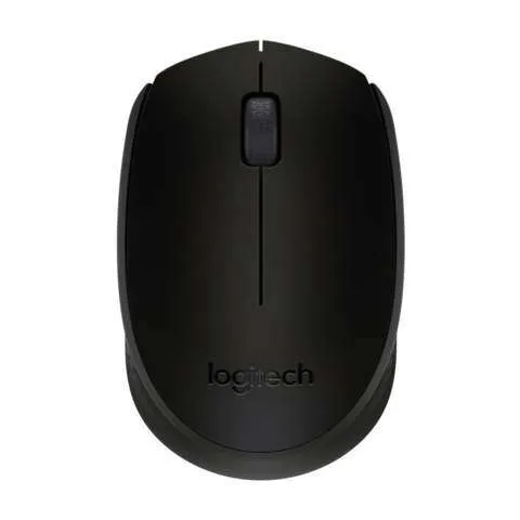 Logitech B170 Raton Inalambrico 1000Dpi - 3 Botones - Uso Ambidiestro - Color Negro