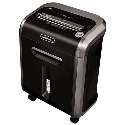 Fellowes 79Ci Destructora De Papel Manual Corte En Particulas P-4 - Destruye Hasta 16 Hojas - Capacidad De La Papelera 23L - Color Negro