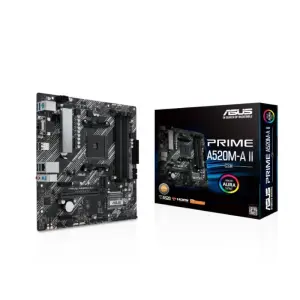 Asus Prime A520M-A II/CSM Placa Base AMD AM4 MicroATX 4x DDR4 HDMI M.2 PCIe