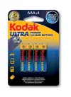 Kodak Pilas AAA Ultra Premium Alcalina LR3 1200 mAh 1.5V Pack de 4 Unidades