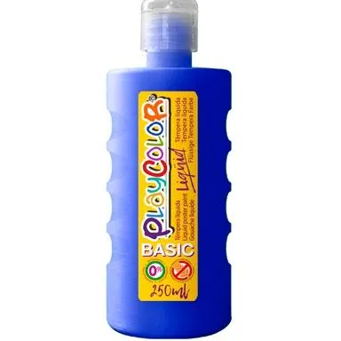 Playcolor Témpera Líquida Basic Azul Oscuro Botella 250Ml
