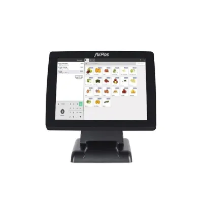 AVPos TPV K3000 15" Táctil - Intel i5 - 8GB RAM - 128GB SSD - VGA, HDMI - WIFI, LAN - Negro