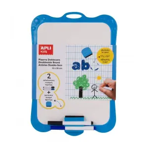 Apli Pizarra Blanca Rígida 180x280mm Con Borrador Y Rotuladores