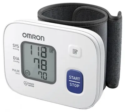 Omron RS2 Tensiometro de Muñeca con Detección de Latido Arrítmico y Memoria de 30 Lecturas