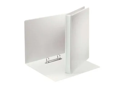 Esselte Carpeta Canguro 40mm 2 Anillas Mixtas A4 380 Hojas Color Blanco FSC