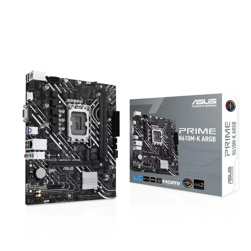 Asus Placa Base Prime H610M-K Ddr5 Argb Matx 1700