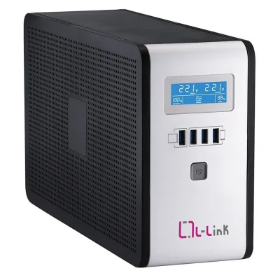 L-Link Ll-7716 Sai 1600Va Pantalla Lcd Con 2 Shuckos