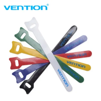 Vention Tira Organizadora de Cables - 6 Piezas (150x20) - Colores Variados