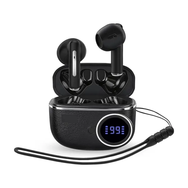 Energy Sistem Auricular Intrauditivo Bluetooth TWS ChargeView LCD 20h Negro