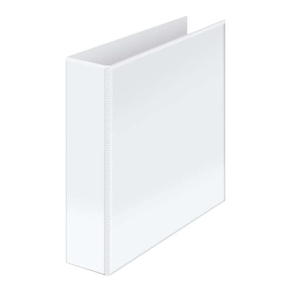 Dohe Carpeta Canguro Basic A4 - 2 Anillas Mixtas 65Mm - Bolsa En Lomo Y Portada - Carton Forrado - Color Blanco