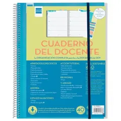 FINOCAM CUADERNO-AGENDA DEL DOCENTE.2 ESPIRAL 230X310MM SVH 46 SEMANAS (CURSO LECTIVO)