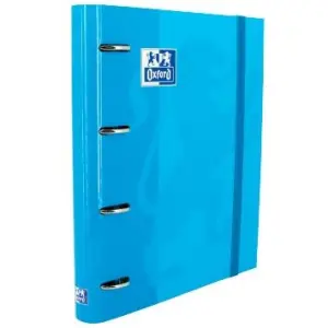 Oxford Carpeta Anillas 4x35mm Classic European Binder con Recambio 100H A4+ Turquesa