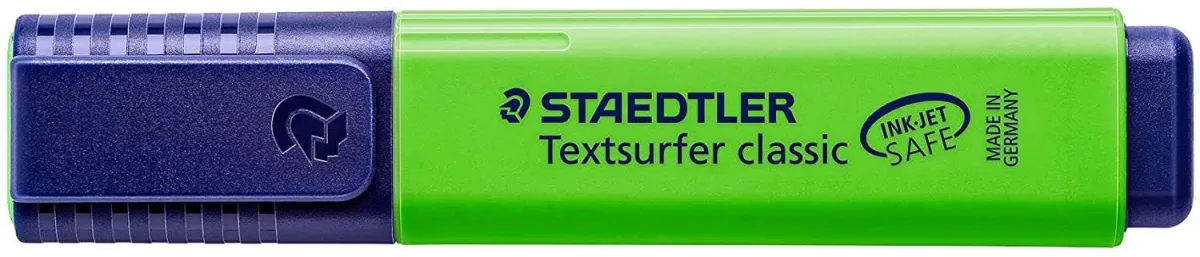 Staedtler Textsurfer Classic 364 Marcador Fluorescente - Punta Biselada - Trazo Entre 1 - 5Mm - Tinta Con Base De Agua - Color Verde