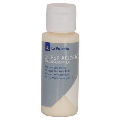 La Pajarita Pintura Super Acrylic A-02 60Ml Marfil