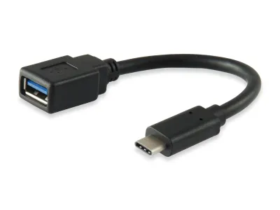 EQUIP Cable USB-C Macho a USB-A Hembra Adaptador Versátil