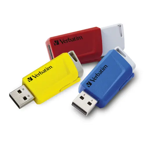Verbatim Pendrive Store'n'Click 16GB USB 3.2 Colores Surtidos Multipack 3U
