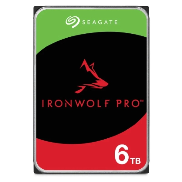 Seagate Ironwolf Pro Disco Duro Interno 3.5" Sata 3 6Tb Nas