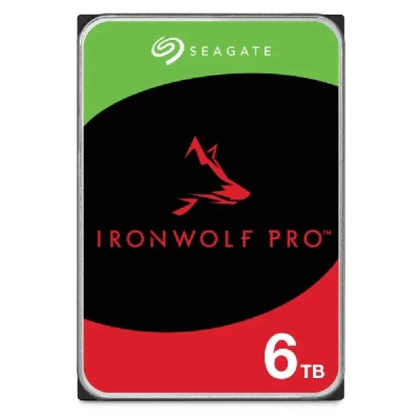 Seagate Ironwolf Pro Disco Duro Interno 3.5" Sata 3 6Tb Nas