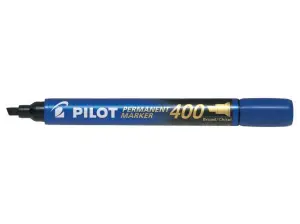 Pilot Rotulador Permanente 400 Punta Biselada 4,5mm Color Azul