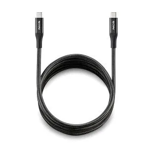 Ngs Cable 2.0 Usb-C Macho A Usb-C Macho - Carga Ultrarapida Hasta 240W - Longitud 2M - Color Negro