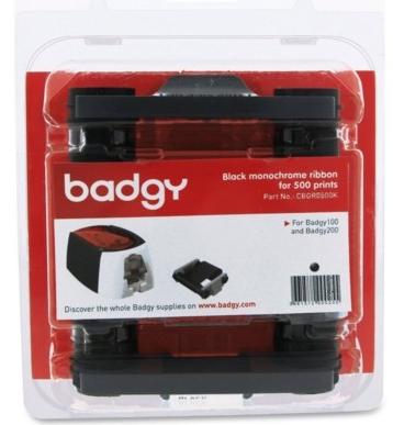 Evolis Badgy 200 Cinta Monocromo Negra Para 500 Impresiones