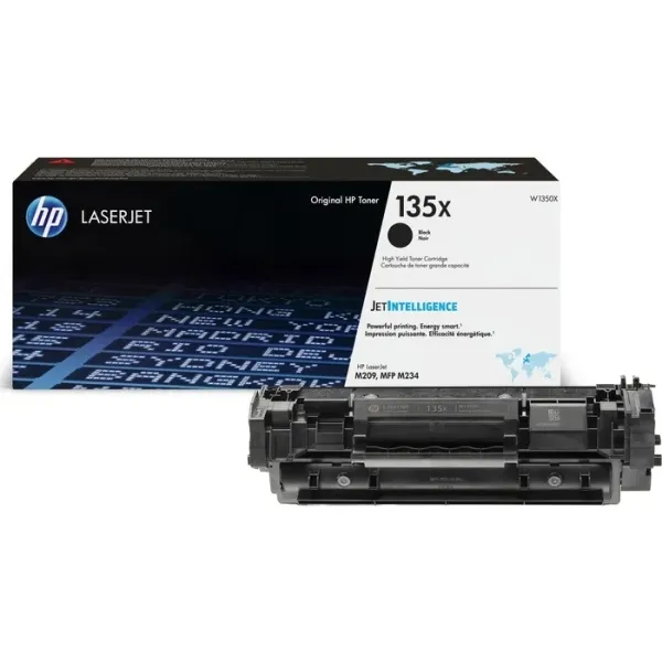 HP Cartucho de Tóner Original Negro W1350X - 135X