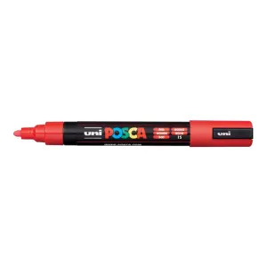 Posca Marcador PC-5M No Permanente Punta Forma De Bala 1,8 - 2,5 Mm Rojo