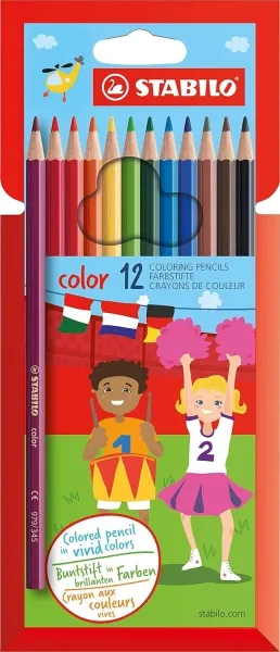 Stabilo Lápices De Colores "Color" Estuche 12 Unidades Surtidos
