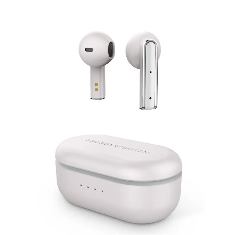 Energy Sistem Style 4 Tcream Auriculares Intrauditivos Bluetooth con Asistente de Voz y Caja de Carga