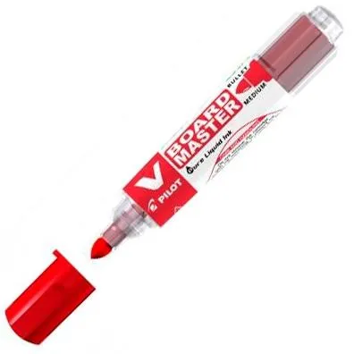 Pilot Rotulador Pizarra Blanca V Board Master Recargable Rojo