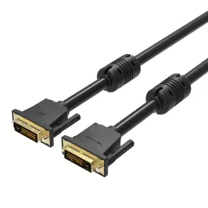 Vention Cable DVI-D Macho a DVI-D Macho 1.5m Negro