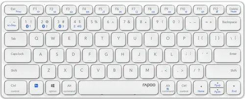 Teclado Rapoo Wireless Y Bluetooth E9600M - Diseño Ultrafino