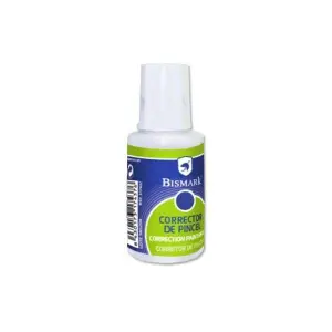 Bismark Líquido Corrector 16ml con Secado Rápido y Aplicador de Pincel