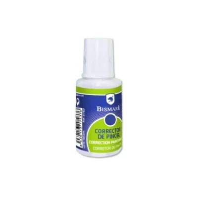 Bismark Líquido Corrector 16ml con Secado Rápido y Aplicador de Pincel